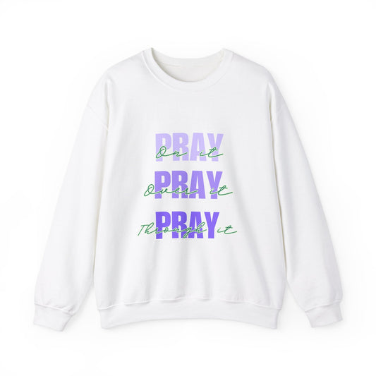 Pray Pray Pray Unisex Heavy Blend™ Crewneck Sweatshirt