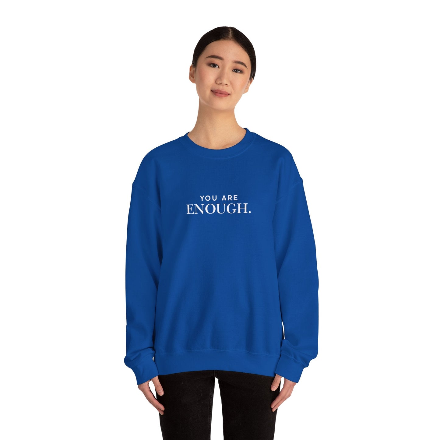 You Are Enough Unisex Heavy Blend™ Crewneck Sweatshirt