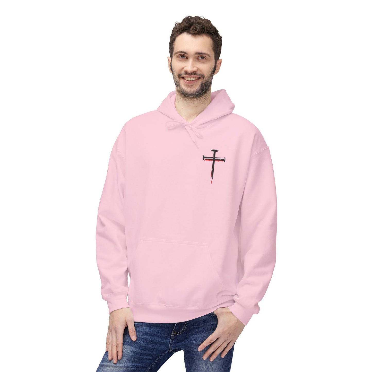 Jesus Saves Unisex Religious Fleece Hoodie | Apparel, Christian Hoodie, Inspirational Wear, Faith-Based Gift, Casual Churchwear