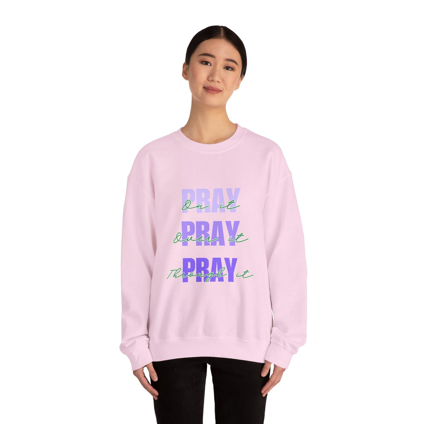 Pray Pray Pray Unisex Heavy Blend™ Crewneck Sweatshirt