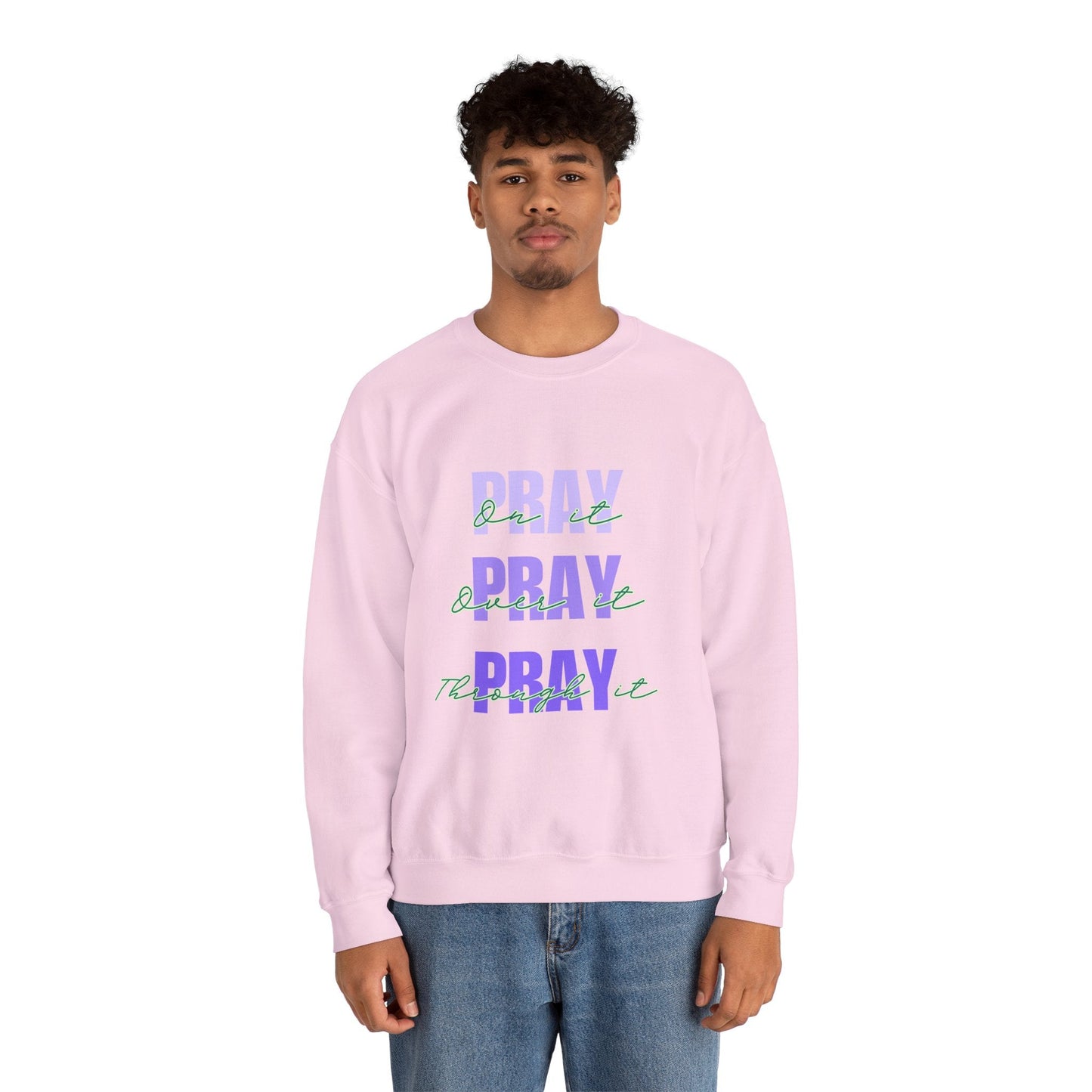 Pray Pray Pray Unisex Heavy Blend™ Crewneck Sweatshirt