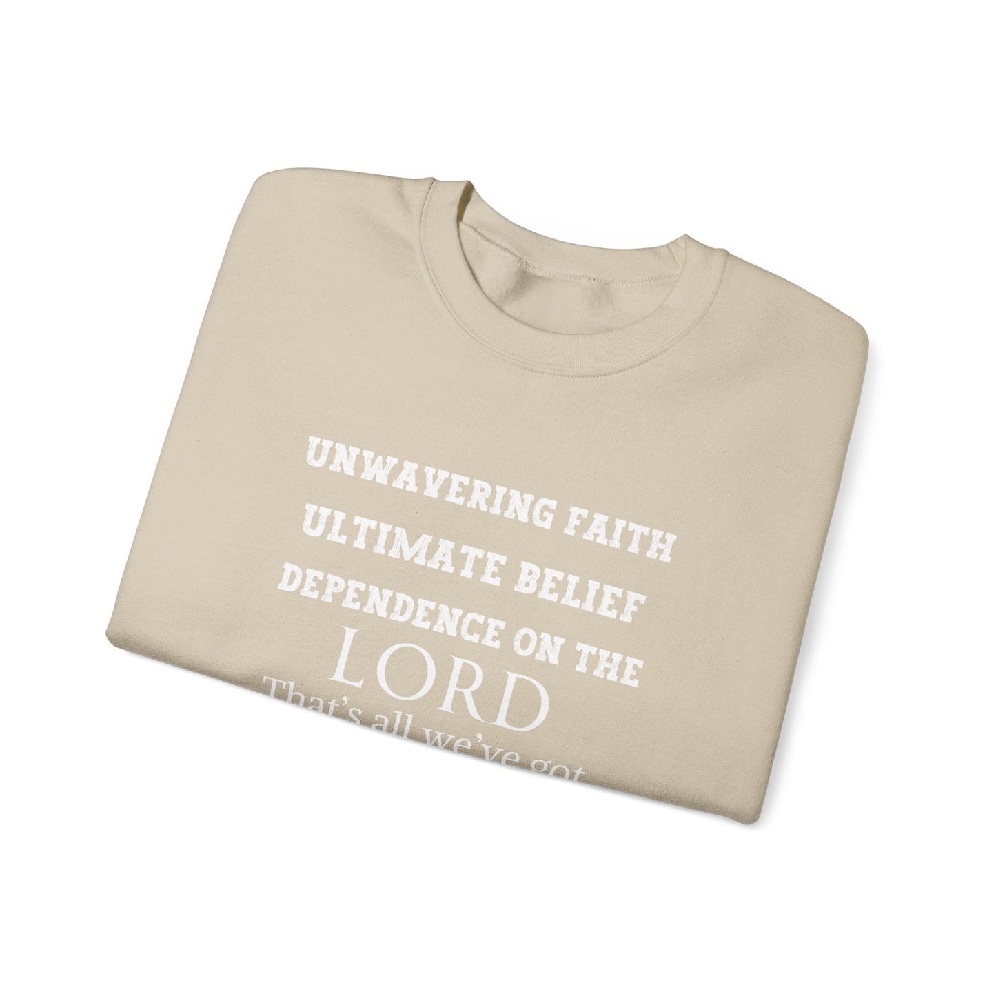 Unwavering Faith Unisex Heavy Blend™ Crewneck Sweatshirt