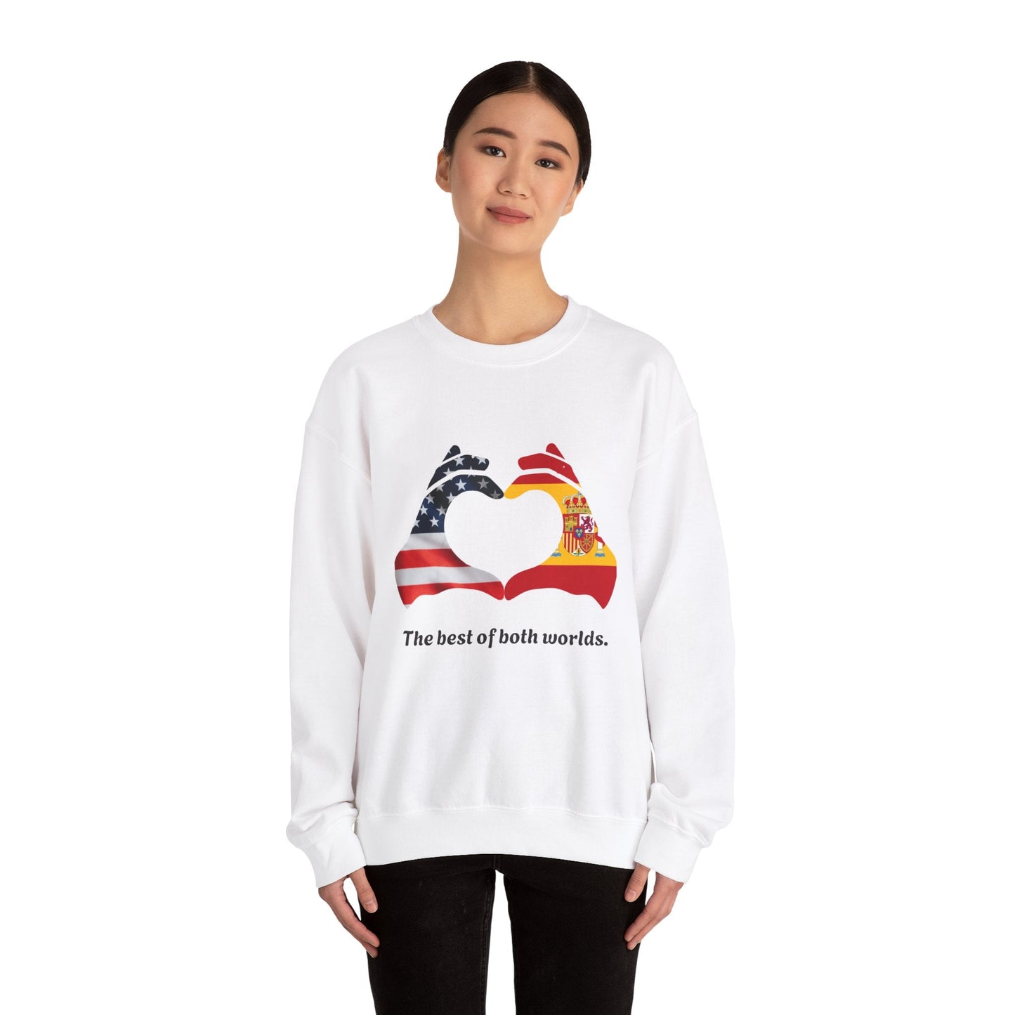 Custom Flags Unisex Heavy Blend™ Crewneck Sweatshirt The Best of both worlds