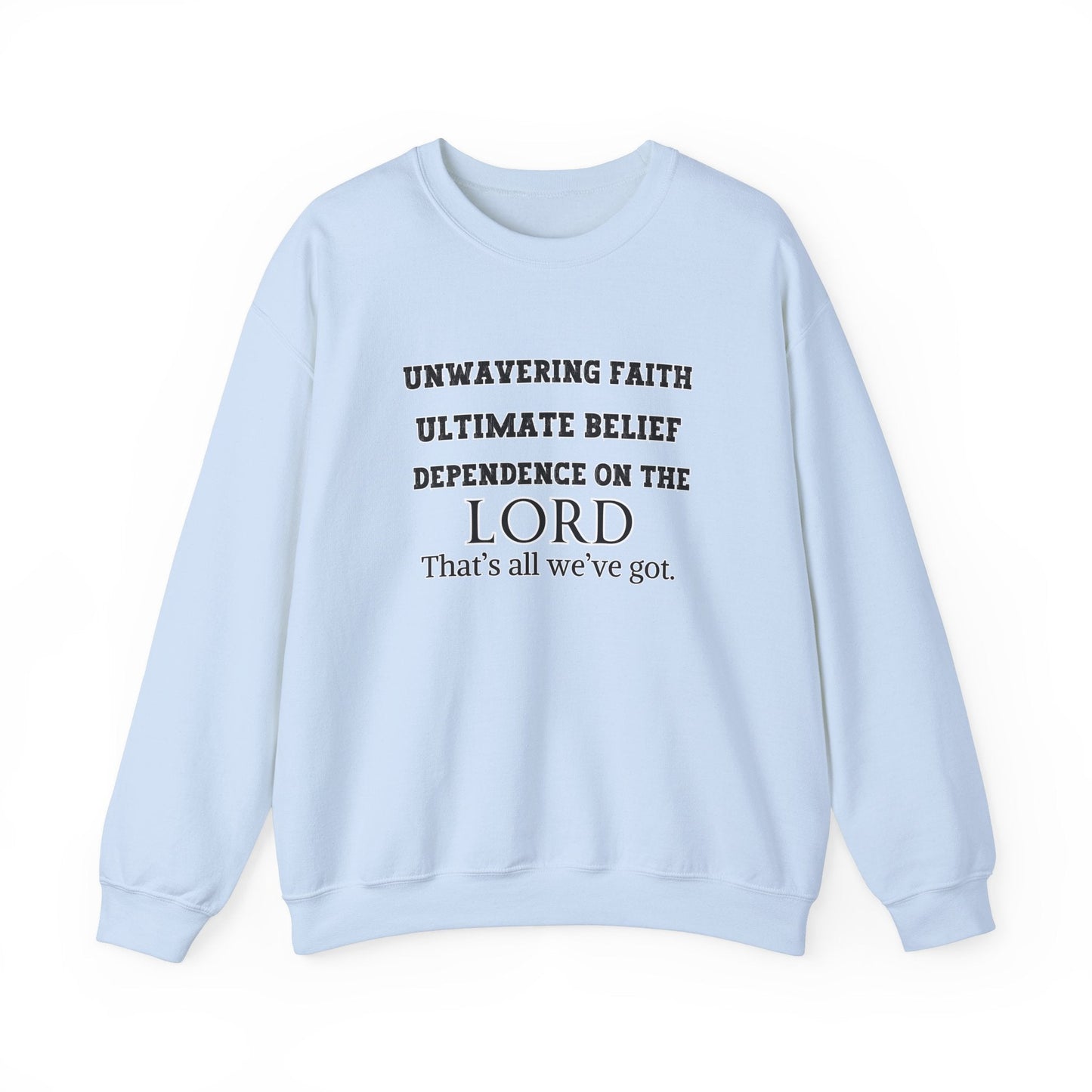 Unwavering Faith Unisex Heavy Blend™ Crewneck Sweatshirt