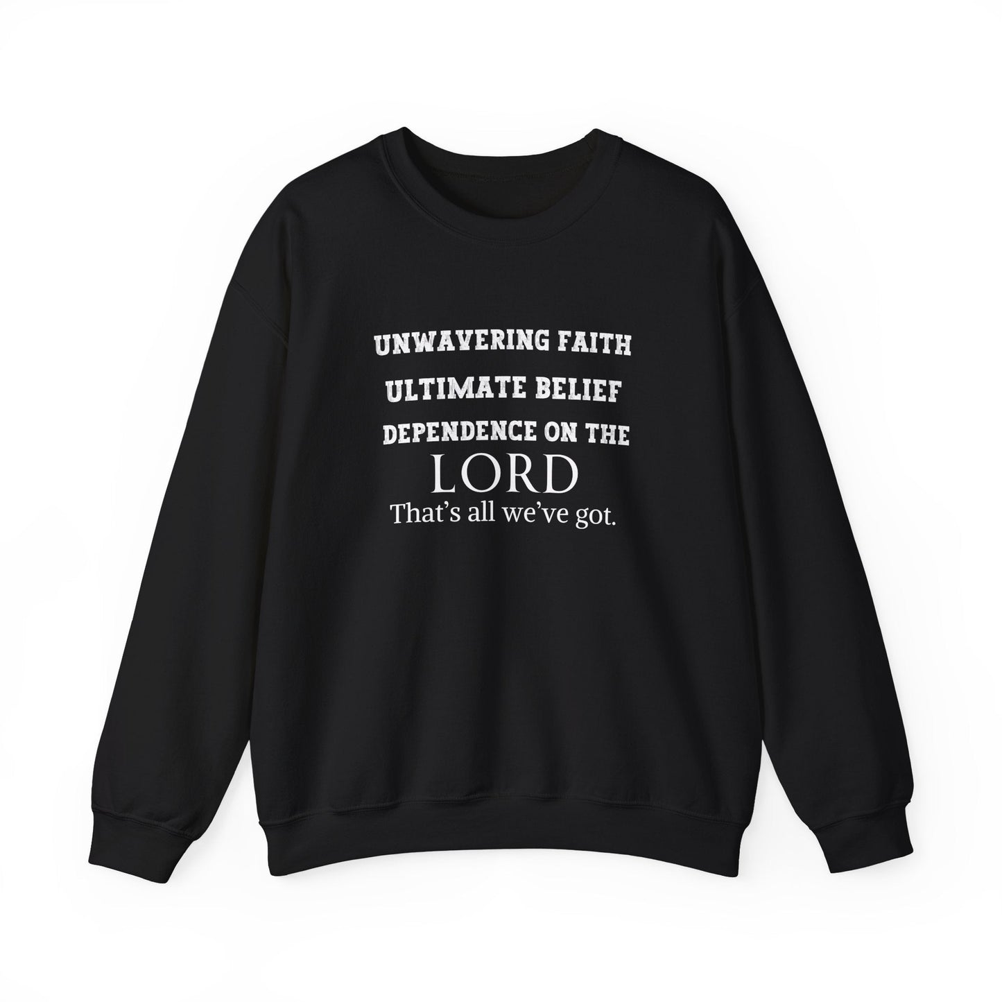 Unwavering Faith Unisex Heavy Blend™ Crewneck Sweatshirt