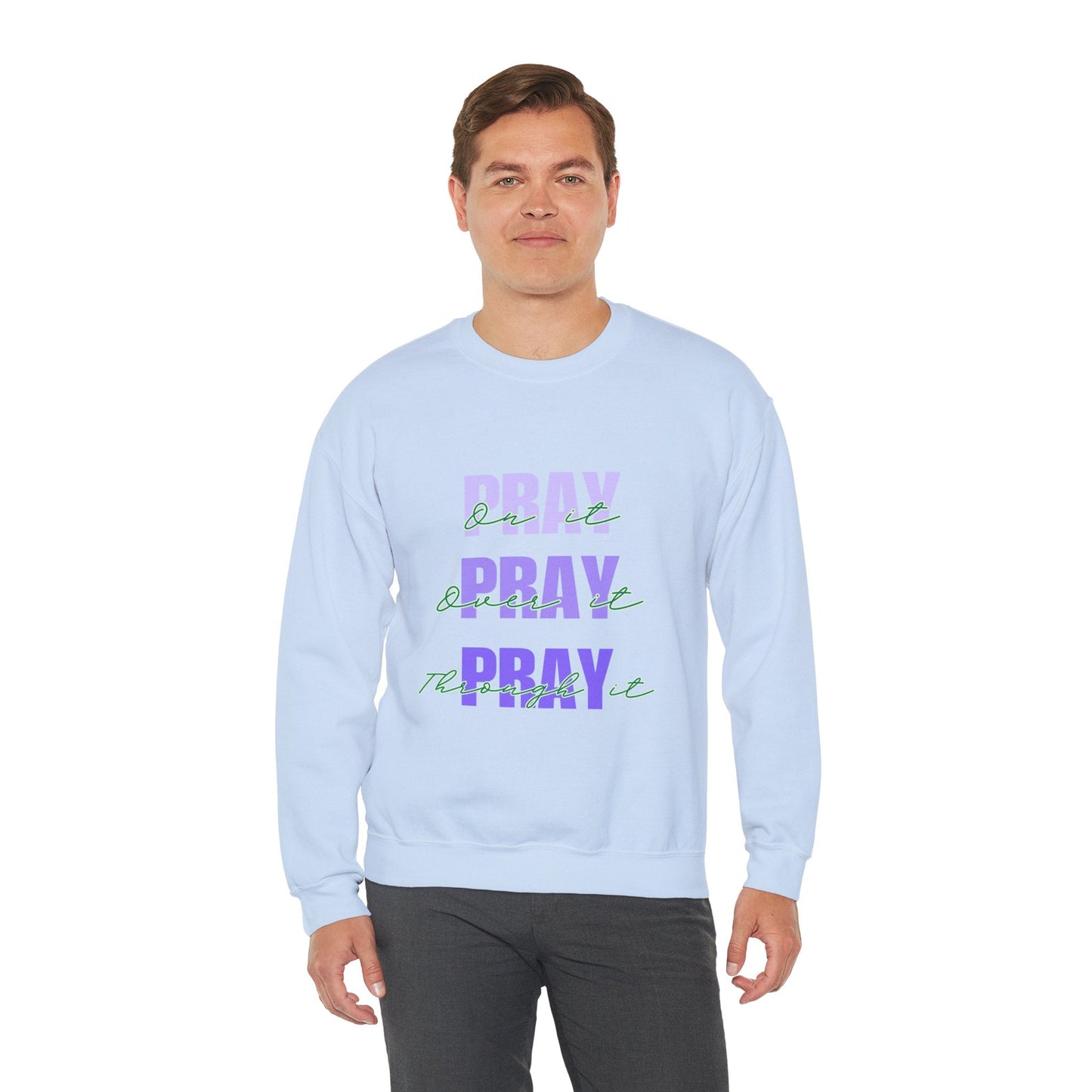 Pray Pray Pray Unisex Heavy Blend™ Crewneck Sweatshirt