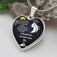 God Is With Me Always Heard Necklace