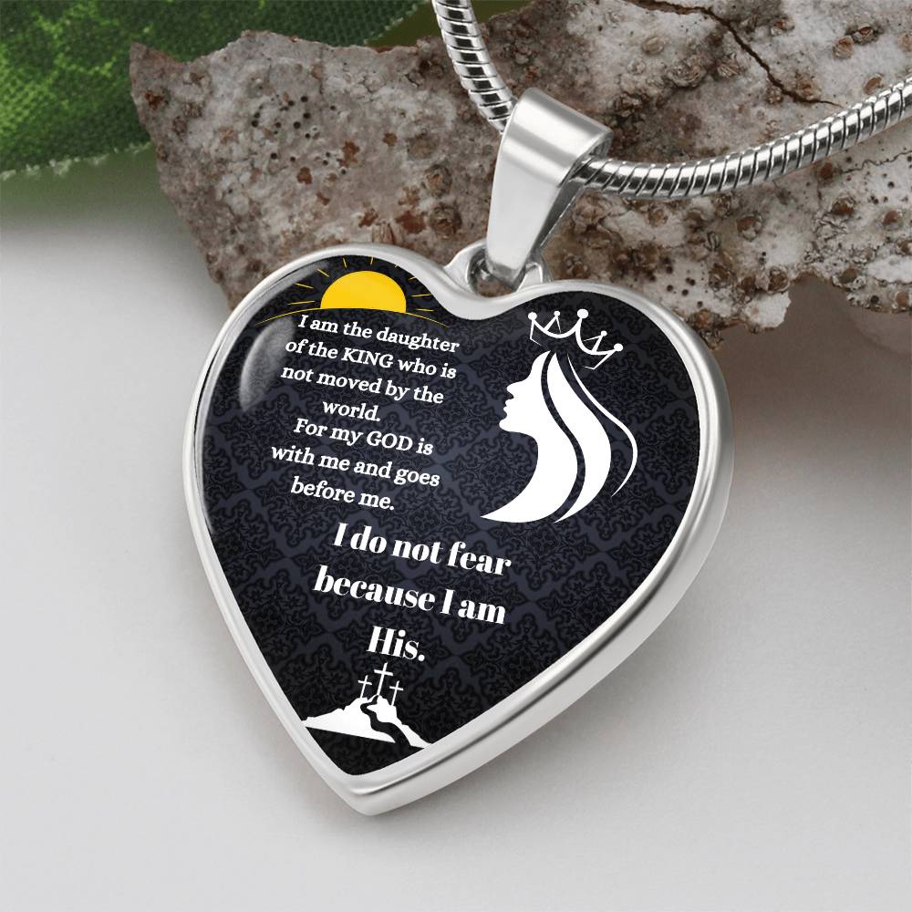 God Is With Me Always Heard Necklace