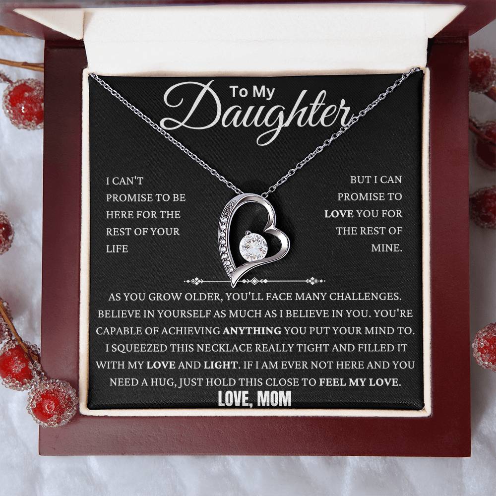 Mom Promise To Love Forever Love Necklace