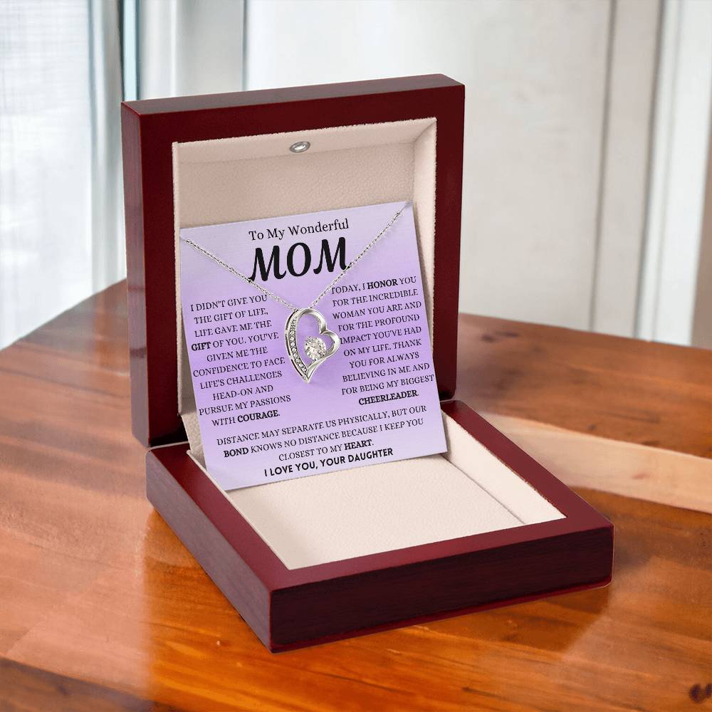 I Honor You Today Mom Forever Love Necklace