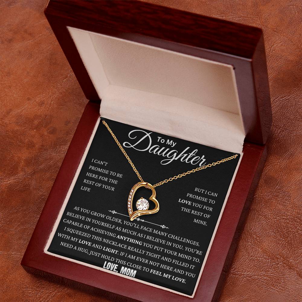 Mom Promise To Love Forever Love Necklace