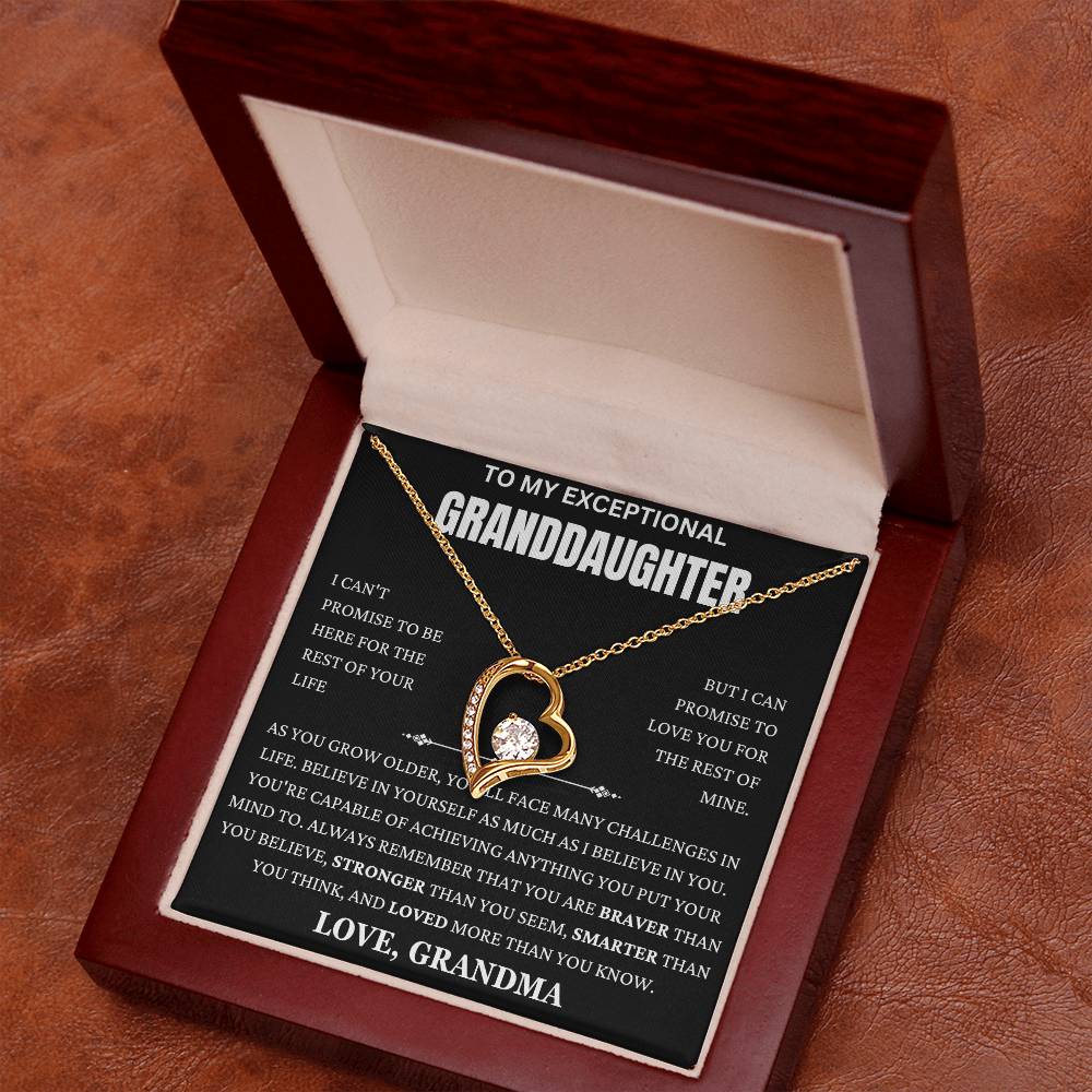 Grandma Promise To Love You Forever Love Necklace