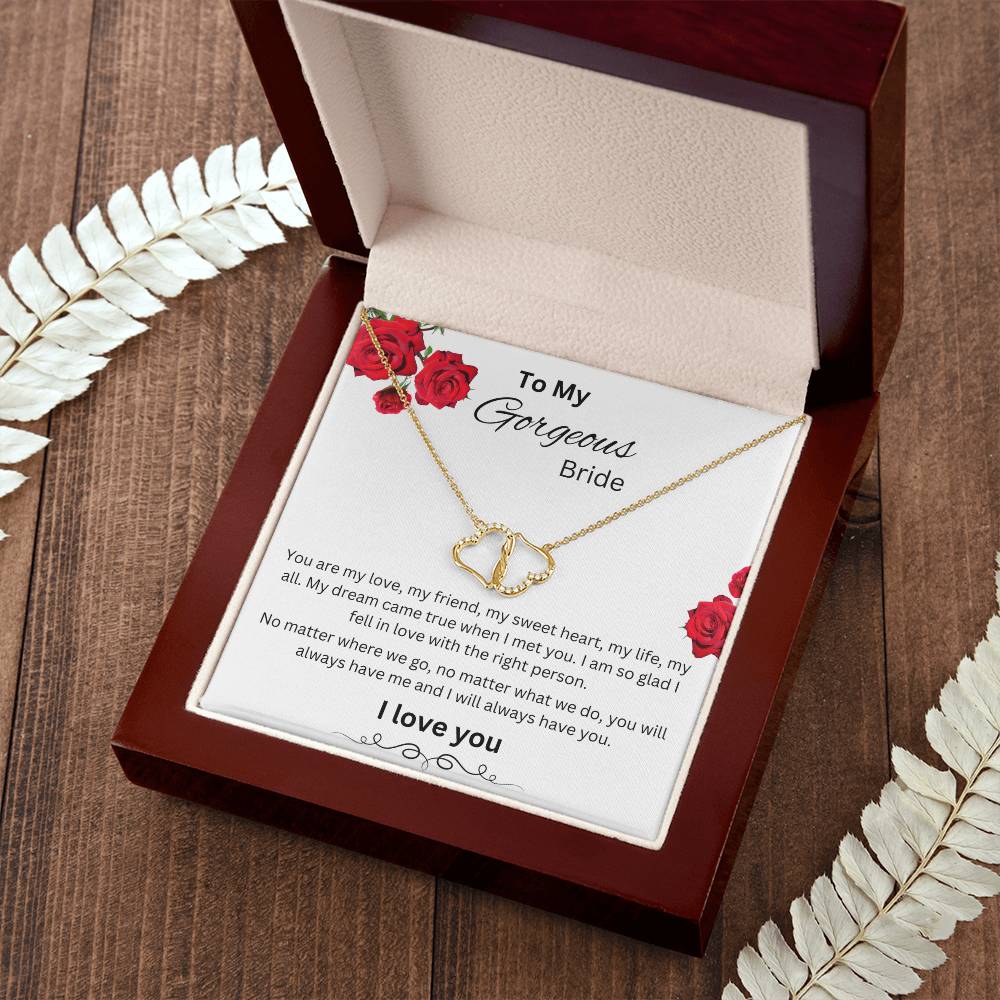 To My Gorgeous Bride Necklace