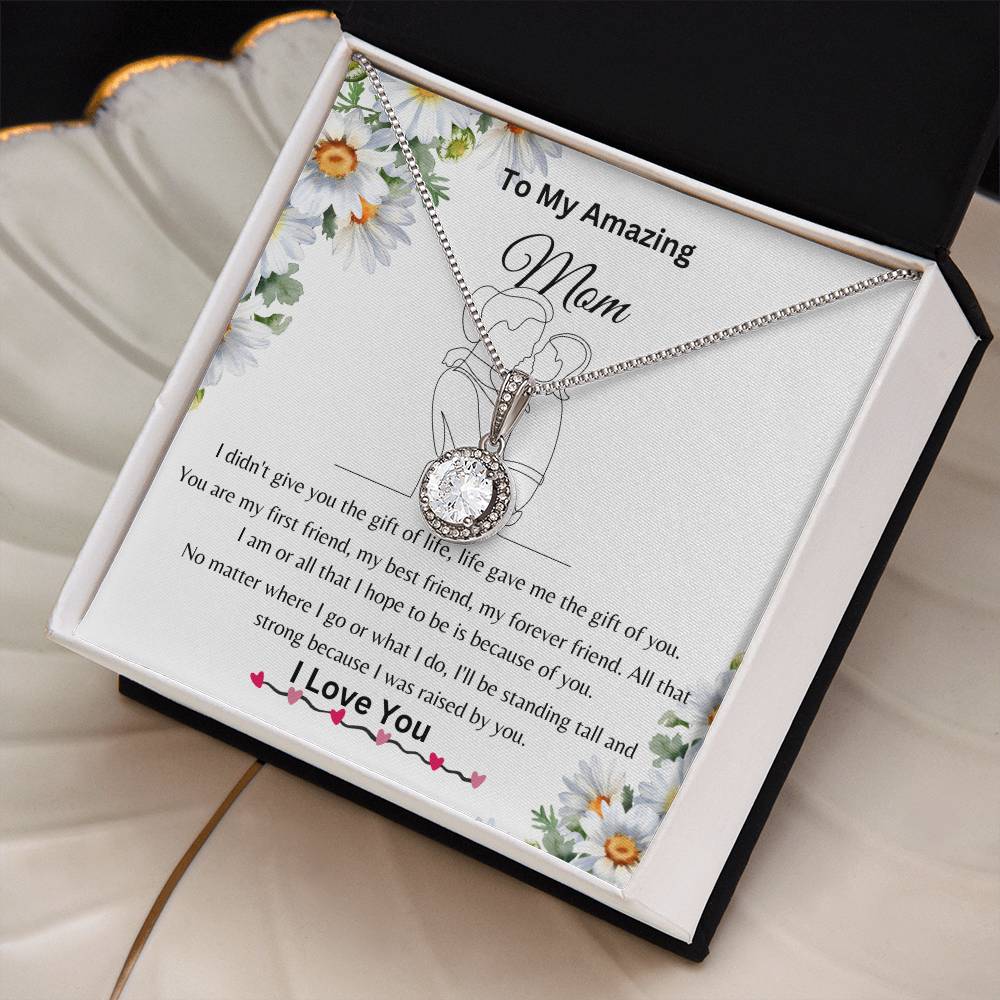 To My Amazing Mom Eternal Hope Necklace
