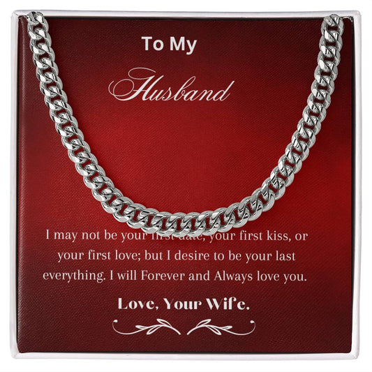 Cuban Link Chain With Love Note