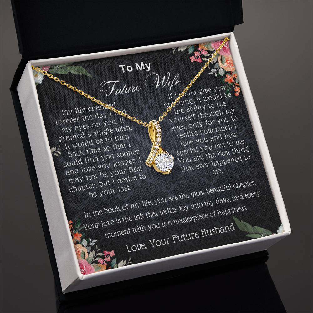 Alluring Beauty Necklace With Love Note