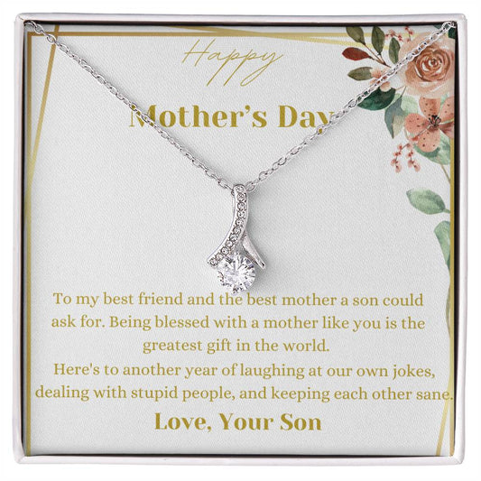 Happy Mother's Day Alluring Beauty Necklace