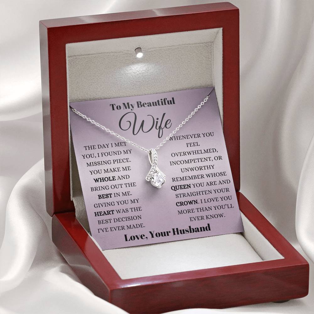 You Are My Queen And My Heart Alluring Beauty Necklace