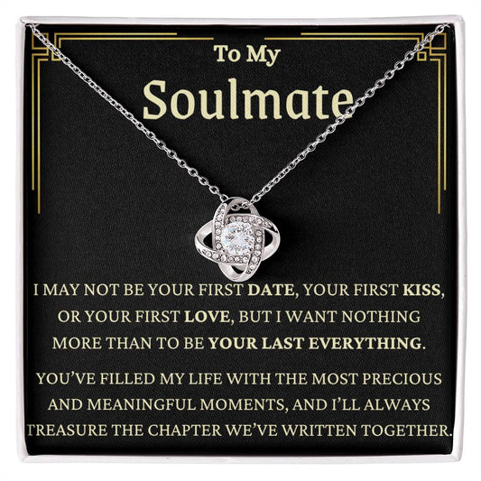 I'll Always Treasure You Love Knot Necklace