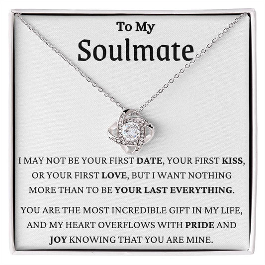 You Are Mine Forever Love Knot Necklace