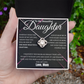 My Precious Daughter Love Knot Necklace From Mom