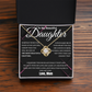 My Precious Daughter Love Knot Necklace From Mom