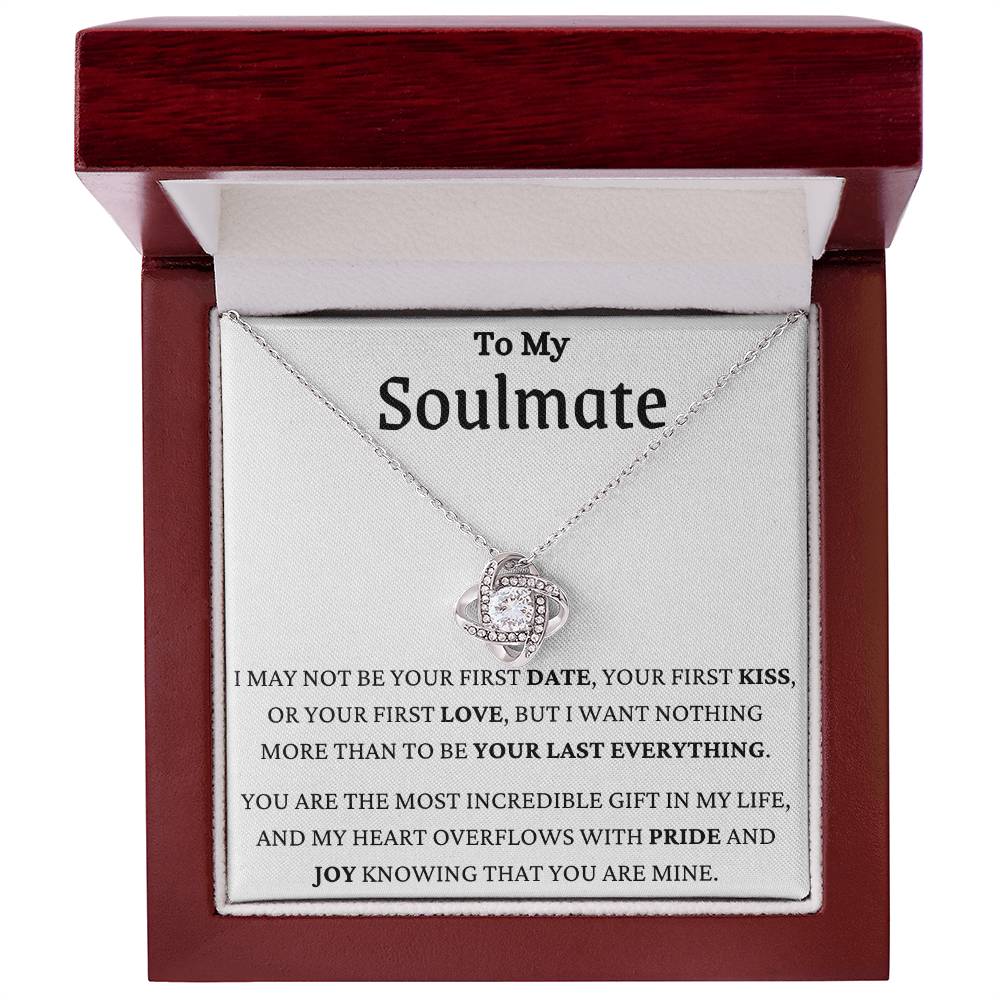 You Are Mine Forever Love Knot Necklace