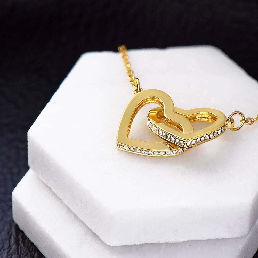 Baby Love And Affection Interlocking Hearts Necklace