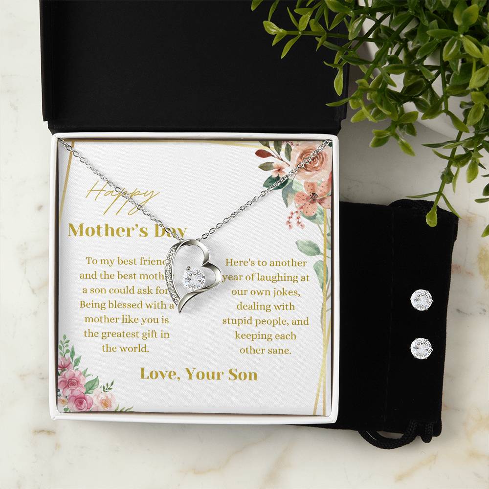 Keeping Each Other Sane Mother's Day Necklace + Earings