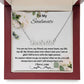 Custom Name Necklace With Special Message Card