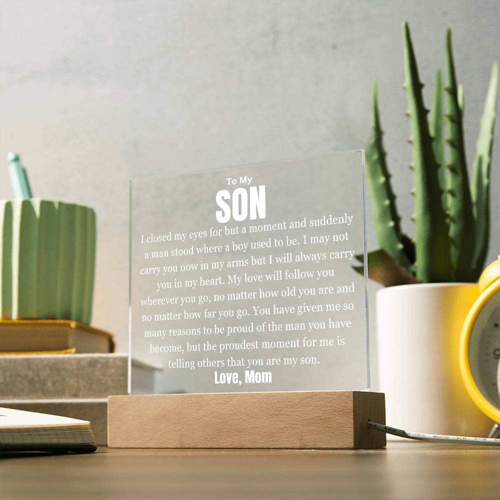 I Am Proud To Be Your Mother Table Lamp