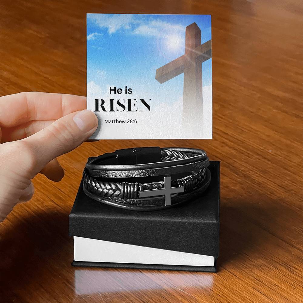 He Is Risen Cross Bracelet