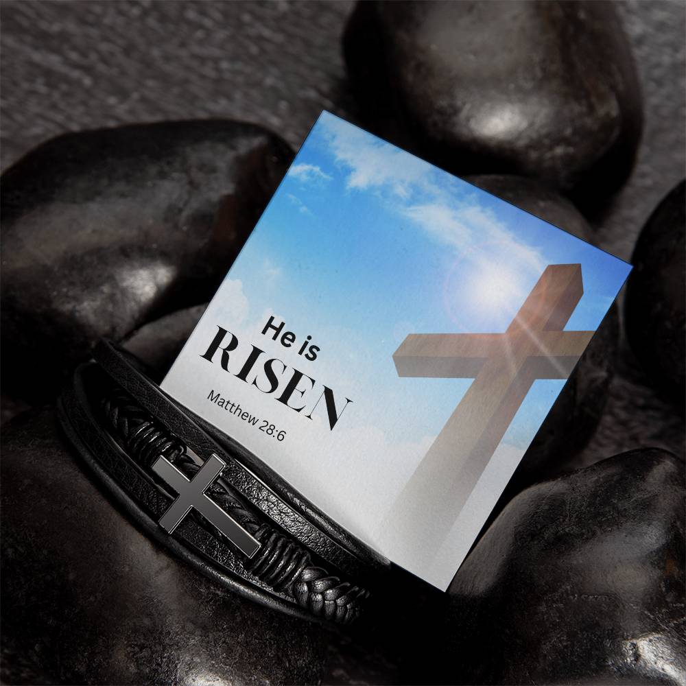 He Is Risen Cross Bracelet