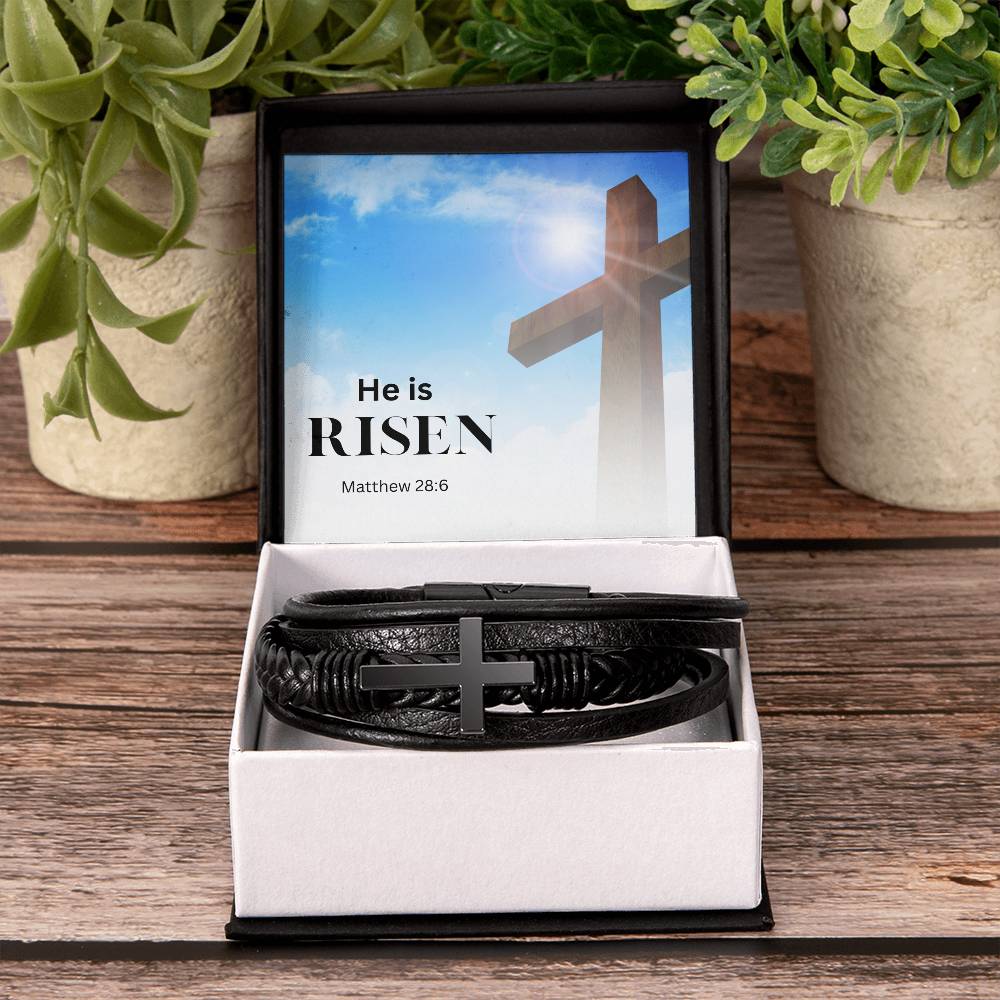 He Is Risen Cross Bracelet