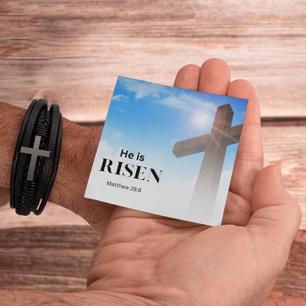 He Is Risen Cross Bracelet