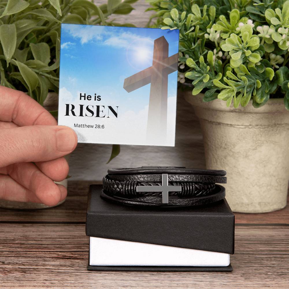 He Is Risen Cross Bracelet