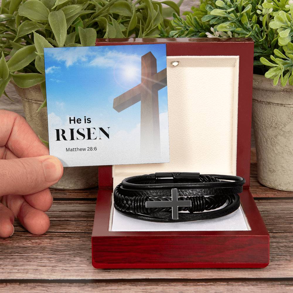 He Is Risen Cross Bracelet