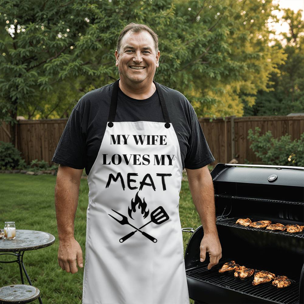 My Wife Loves My Meat Apron