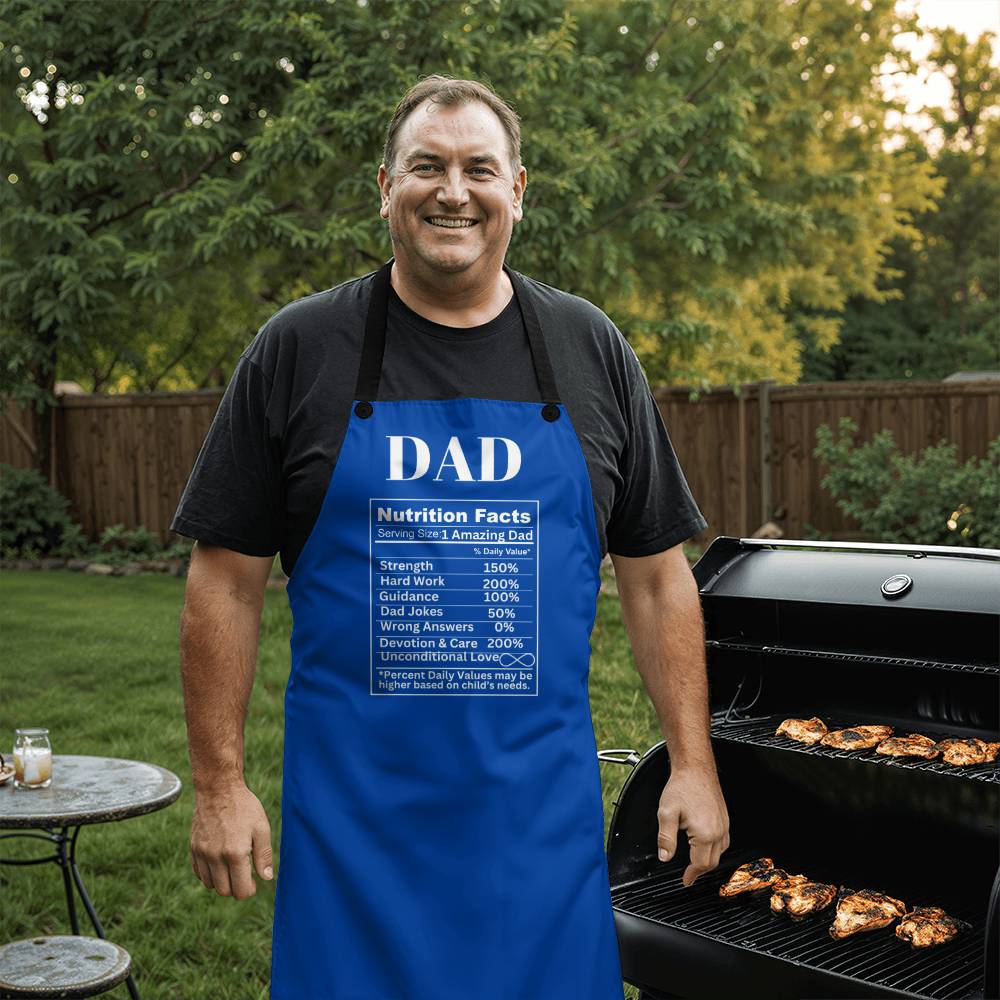 Dad Apron With Nutrition Facts