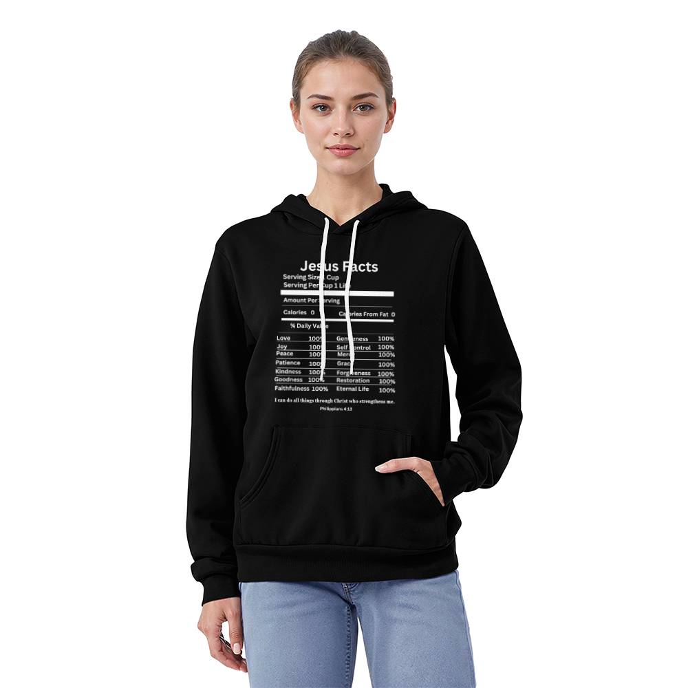 Jesus Facts Black Hoodie