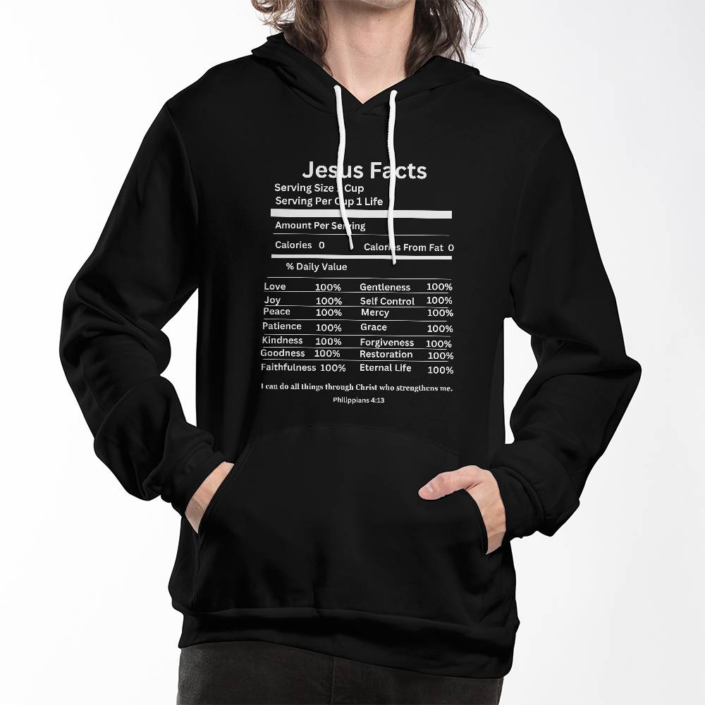 Jesus Facts Black Hoodie