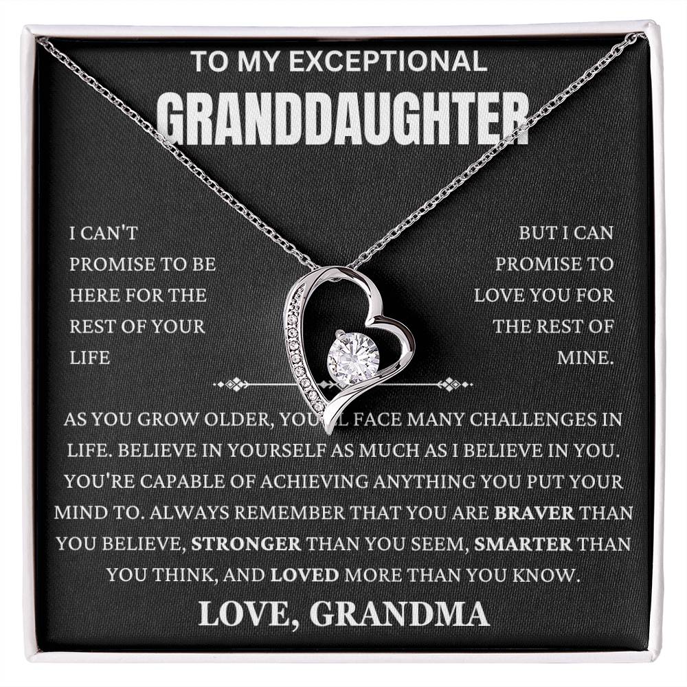 Grandma Promise To Love You Forever Love Necklace