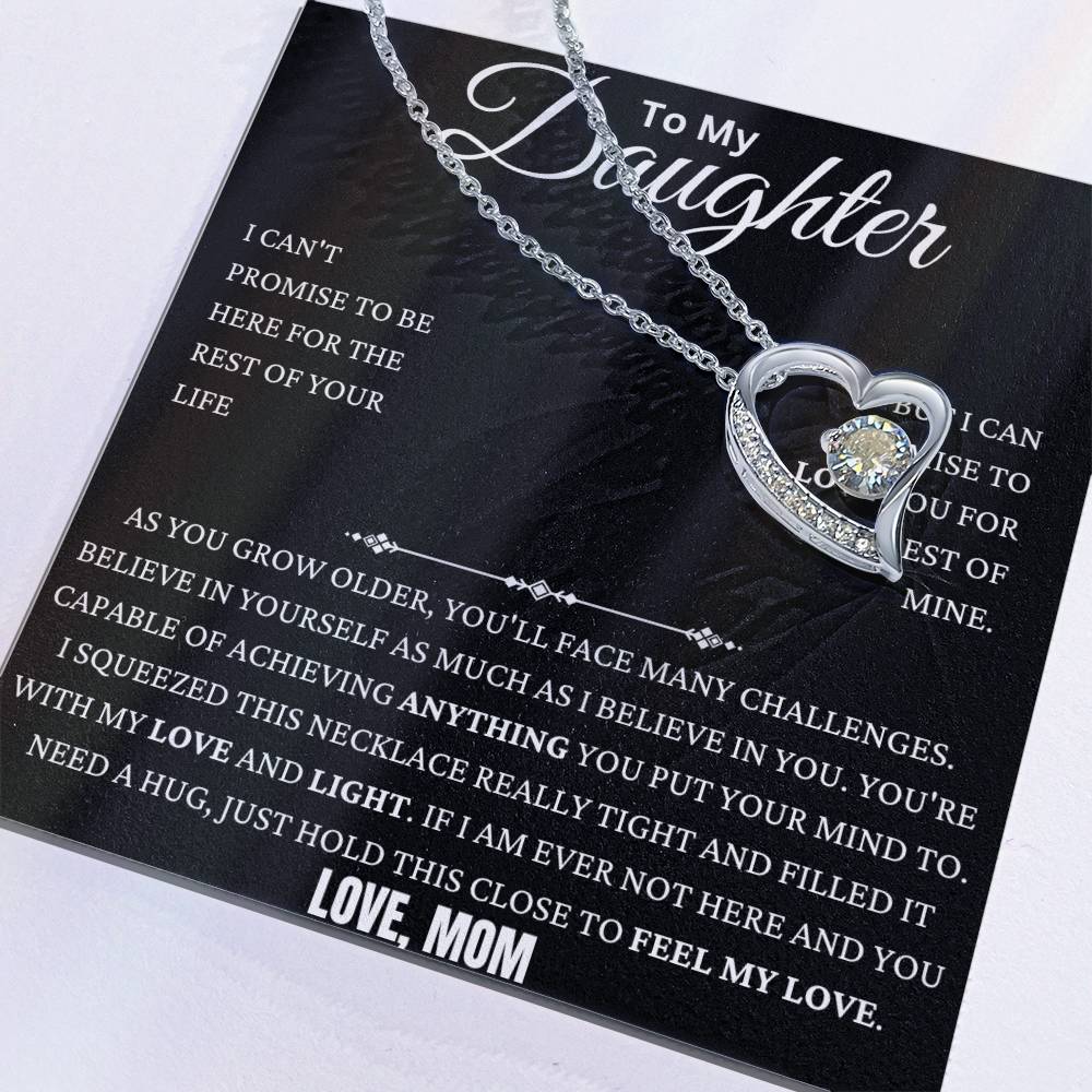 Mom Promise To Love Forever Love Necklace