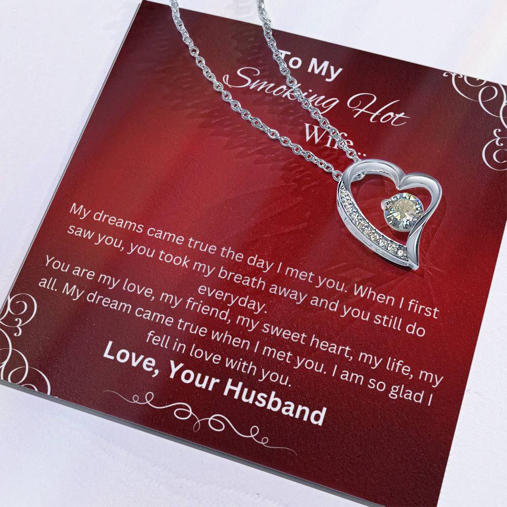 Love Necklace with On Demand Message Card