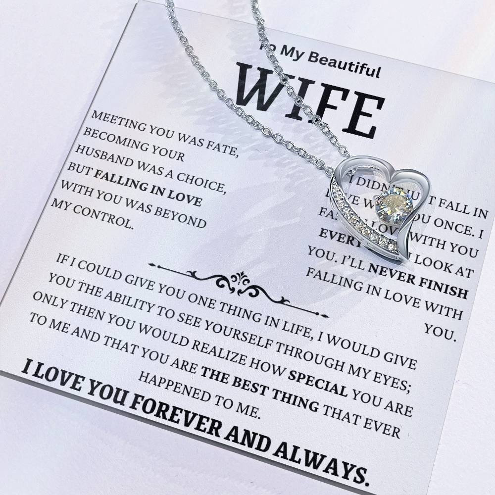 I Fall In Love With You Everyday Forever Love Necklace