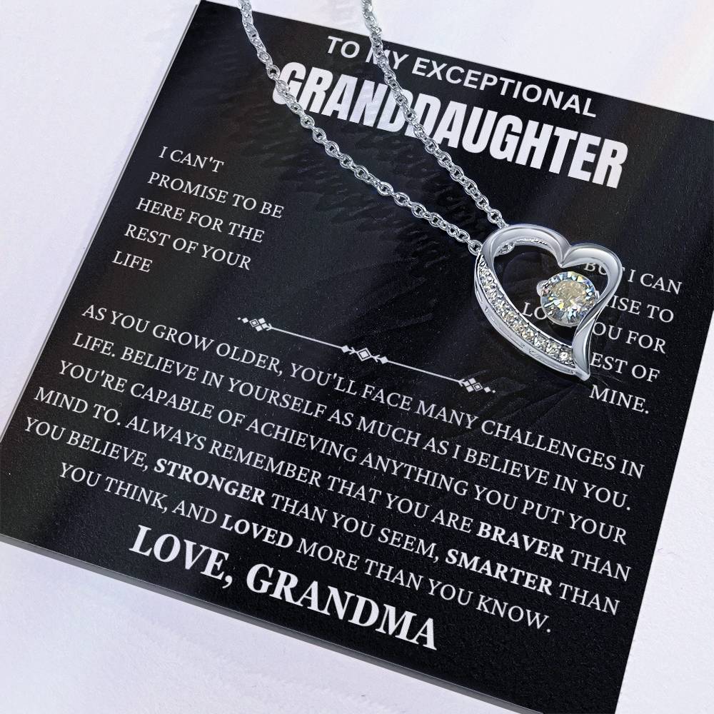 Grandma Promise To Love You Forever Love Necklace