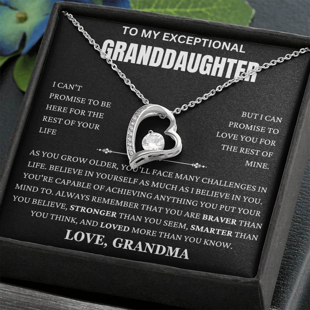 Grandma Promise To Love You Forever Love Necklace