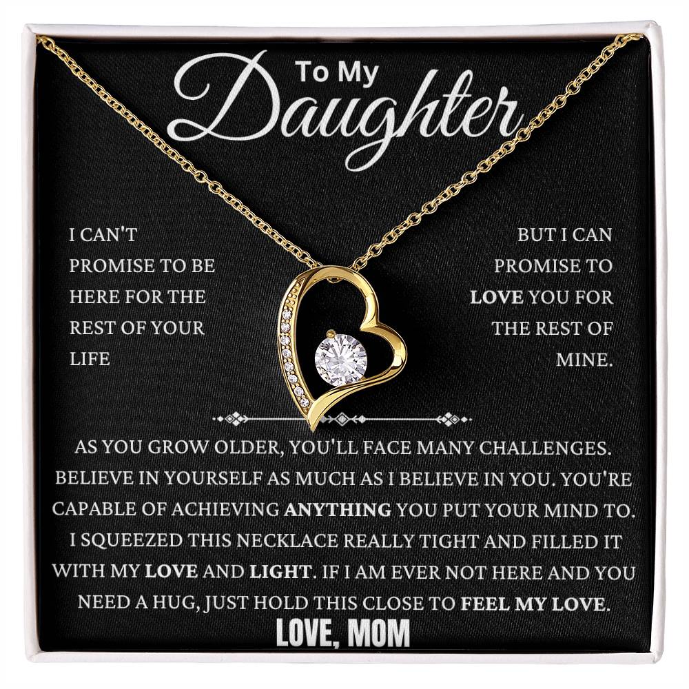 Mom Promise To Love Forever Love Necklace