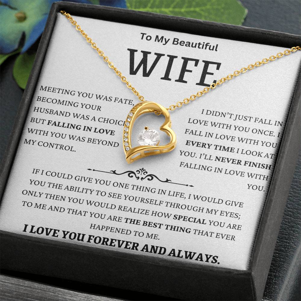 I Fall In Love With You Everyday Forever Love Necklace