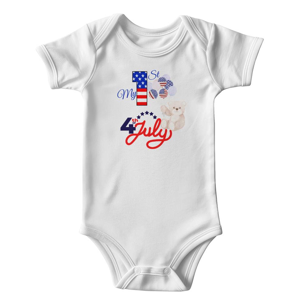 My First Fourth Of July Baby Gerber ONESIES